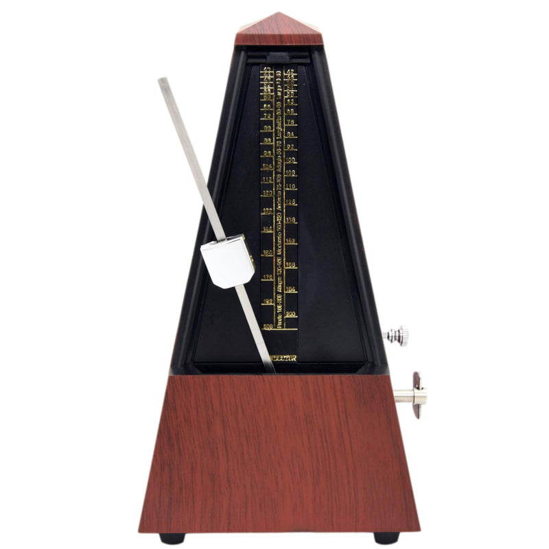 Mechanical Metronome, NAKAO Metronome for Piano, Metronome for Piano Wood, Mechanical Metronome Parts, for Musician Guitar Piano Drum Violin Track Beat and Tempo Plastic Wooden