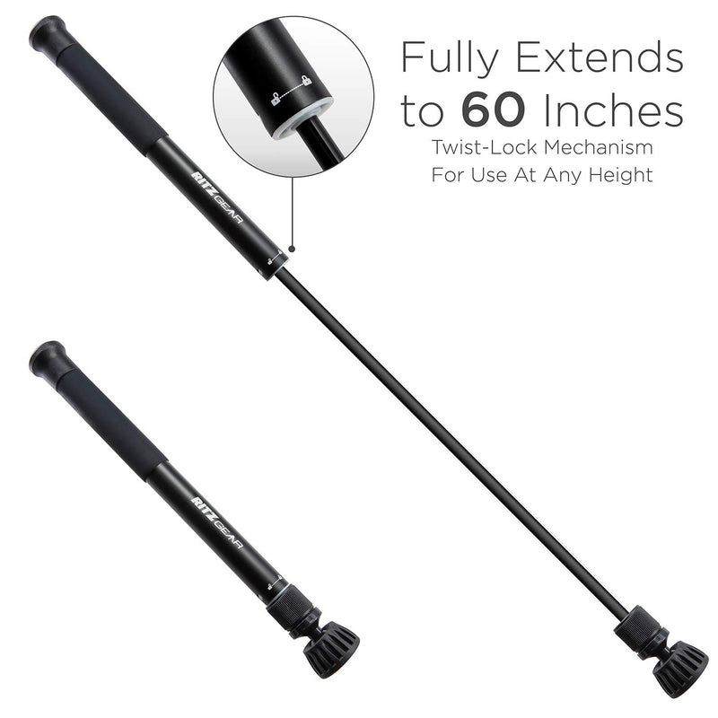 Ritz Gear Tripod Bundle Includes 60" Monopod, Tabletop Tripod and Telescoping Selfie-Stick