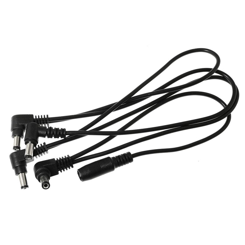 ZRM&E Daisy Chain 1 to 4 Ways Multi-Plug Power Supply Cable for 9V Effect Pedal Power Supply Adapter Plug Guitar Effects Pedal Accessories
