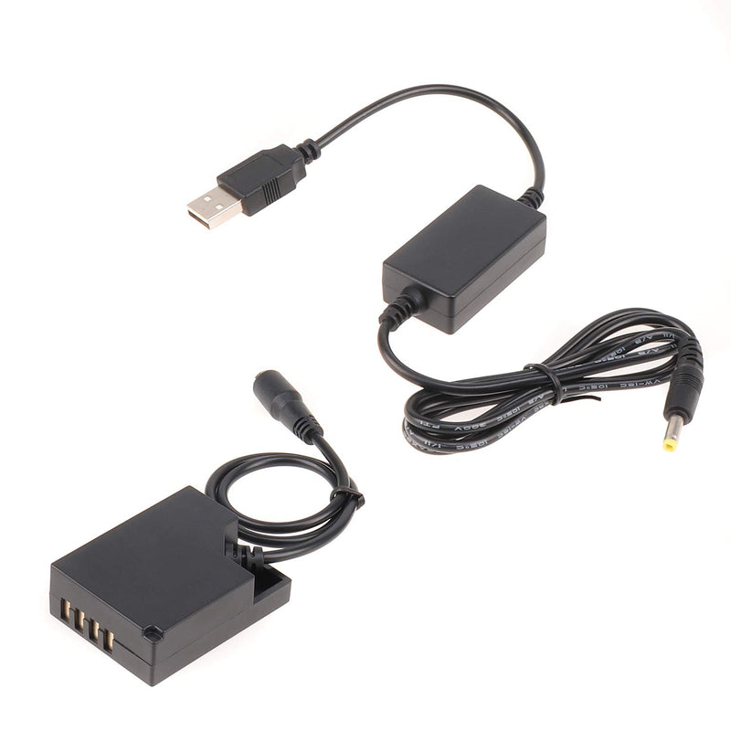 Foto4easy NP-W126 DC Coupler Dummy Battery with 5V 2A Single USB Cable Adapter for Fuji Camera X-A1 X-A2 X-A3 X-E1 X-E2 X-M1 X-Pro X-T1 X-T2 X-T10