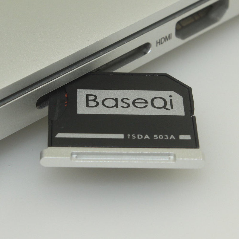 BASEQI Aluminum microSD Adapter for MacBook Pro 15" Retina (Early 2013 ~Mid. 2012)