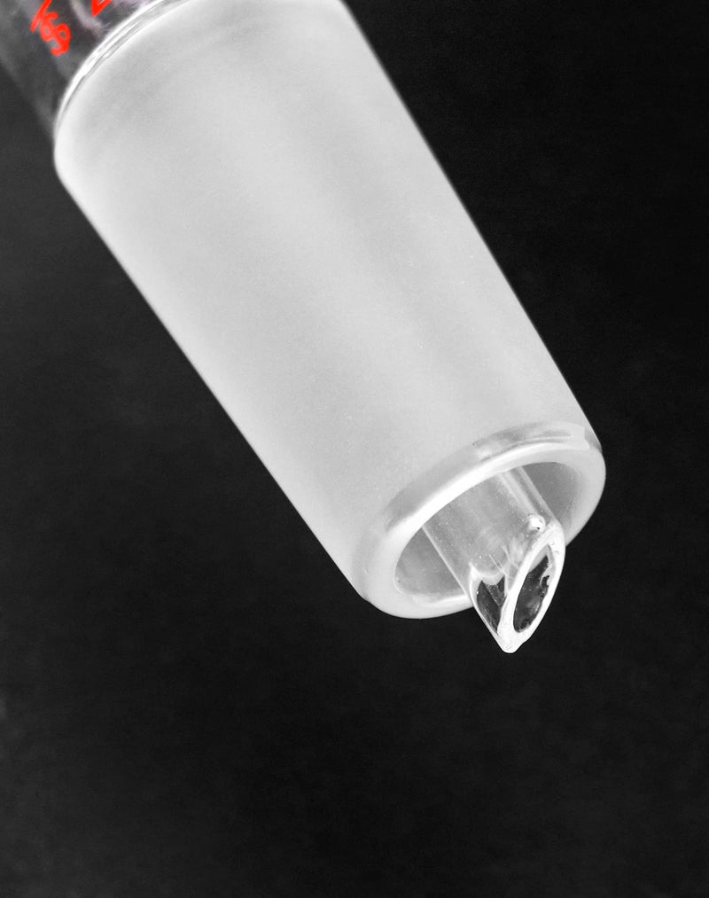 QWORK 500ml Filtering Buchner Funnel Medium Frit (G2) Lab Glassware with Standard 24/40 Joint and Vacuum Serrated Tubulation, 94mm I.D, 100mm Depth 500 ML