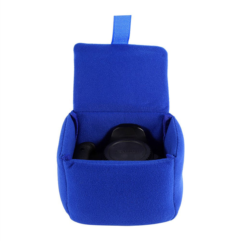 DLSR Camera Bag Insert Pad Shockproof Insert Protection Camera Case Bag Organizer Accessory For Photographing(Blue) Blue