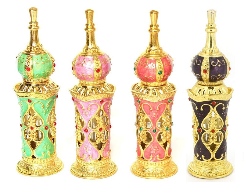 Shenzhao Empty Refillable Perfume Bottle for Perfumes & Essential Oils 12ML (Green) Green