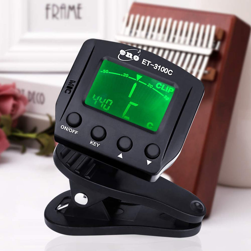 Thumb Piano Tuner Clip on Chromatic Tuner