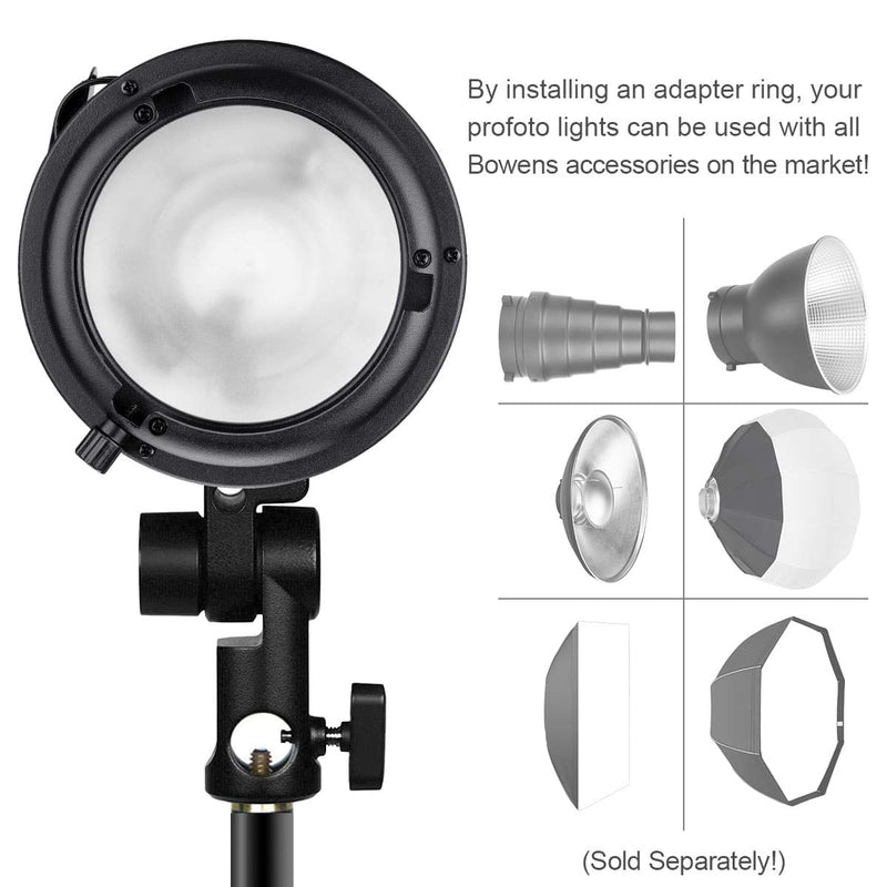 Fomito Photo Studio Profoto Speedring to Bowens Mount Converter Monolight Interchangeable Adapter Ring