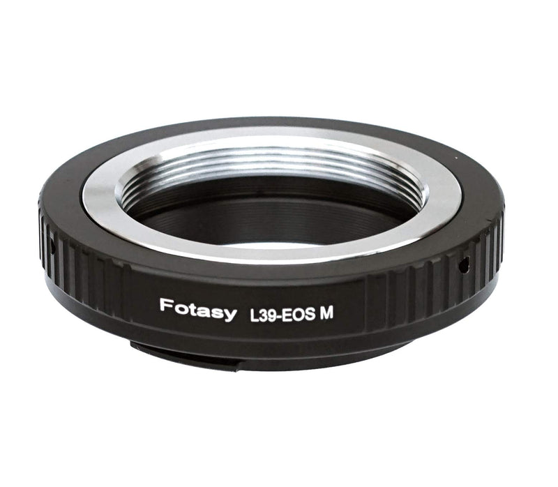 Fotasy Leica M39 Lens to Canon EF-M Mount Adapter, M39 EFM, M39 EOS M Adapter, EFM M39, fits Leica M39 39MM L39 LTM Lens & Canon EF M Mirrorless Cameras M1 M2 M3 M5 M6 M6 Mark II M10 M50 M100 M200 Leica M39 EFM