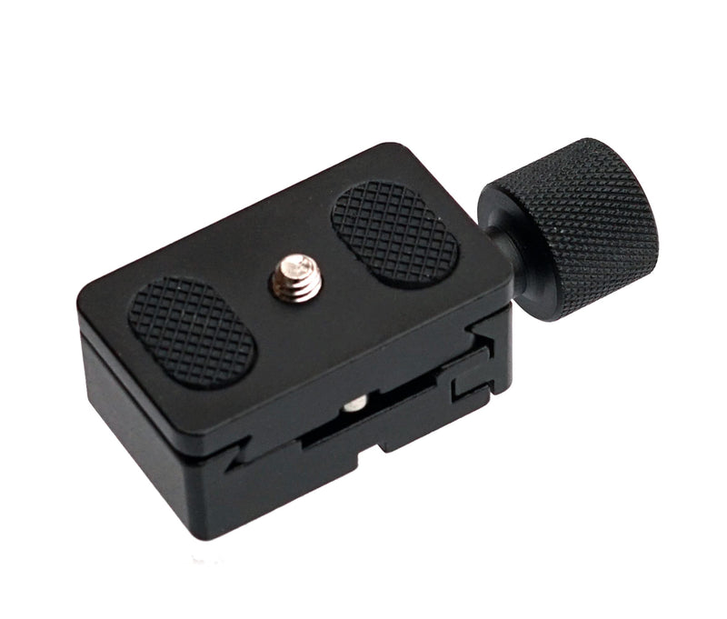 Fotasy 25mm Arca Swiss Type Clamp, Arca QR Clamp, 25 mm Arca Clamp, Small Tiny, Light Weight, Arca Swiss Clamp, Quick Release Clamp, Tripod Mount Adapter, for Tripod Head Monohead, 25mm Arca Plate 90mm