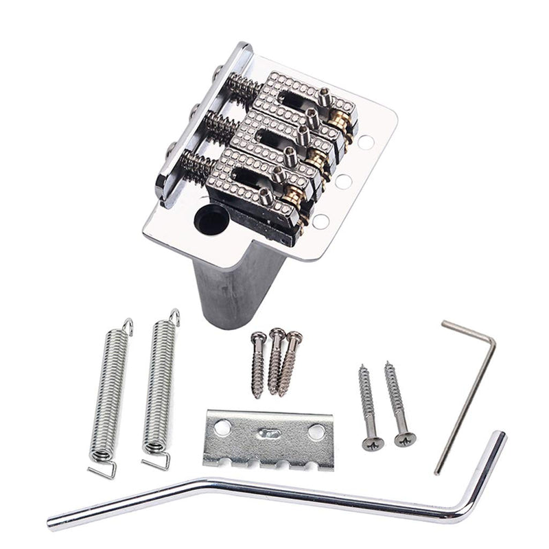 Alnicov 3 String cigar box Guitar Tremolo Bridge Cigar Box Guitar Chrome