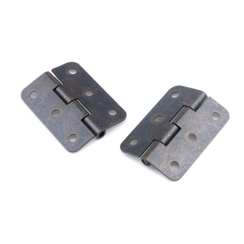 T Tulead Door Hinges Iron Folding Hinges Oil Rubbed Bronze Hinges 2"x1.42" Cabinet Closet Hinges Pack of 20 with Screws Oil-Rubbed Bronze