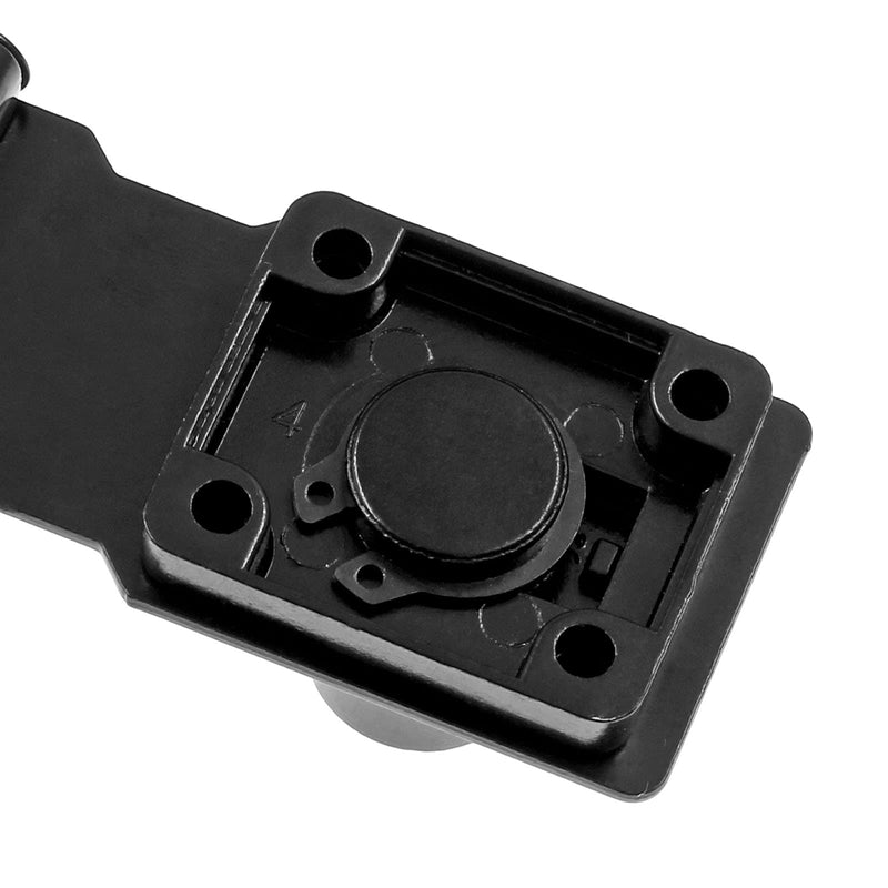 Jiozermi 2.5 Inch Hasp Locks with Keys, Stainless Steel Hasp Latches, Twist Knob Keyed Locking Hasp for Cabinet Small Door, Flat Black 2.5 Inch, 1 Pcs