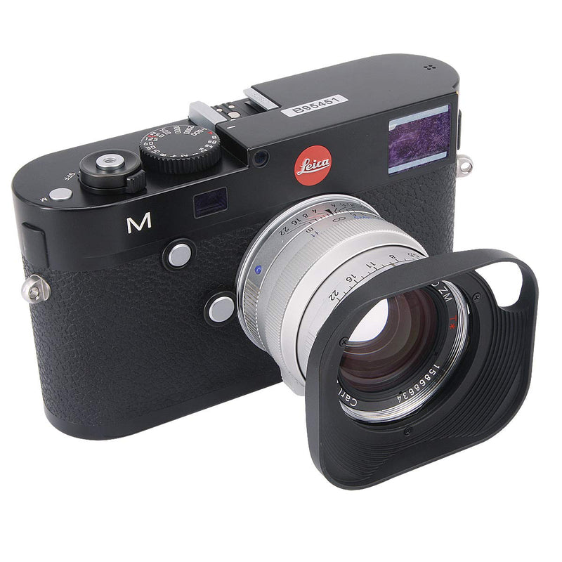 Haoge LH-ZV02P Lens Hood for Carl Zeiss Biogon T 2/35 35mm f2 ZM, C Biogon T 2.8/35 35mm f2.8 ZM, Planar T 2/50 50mm f2 ZM; Voigtlander NOKTON Classic 35mm f1.4 VM, 40mm f1.4 VM Hollow Out Designed Square - Black - Hollow Out Designed