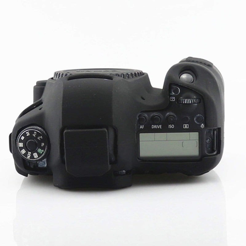 6D Mark II Silicone Case, TUYUNG Camera Housing Case Protective Cover Skin, Compatible with Canon EOS 6D Mark II, Black