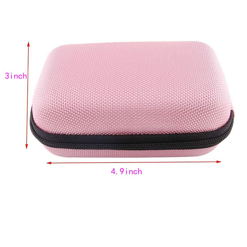 WERJIA Hard Carrying Case Compatible with Canon PowerShot SX720 SX620 SX730 SX740 G7X Digital Camera (Pink) Pink