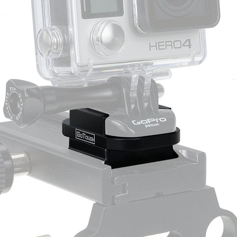 GoTough QR Mount with Arca-Swiss Base – All Metal Tripod Adapter Compatible with GoPro HERO3, HERO3+, HERO4, HERO5, HERO6, HERO7 Quick Release Mounting System - by Fotodiox Pro