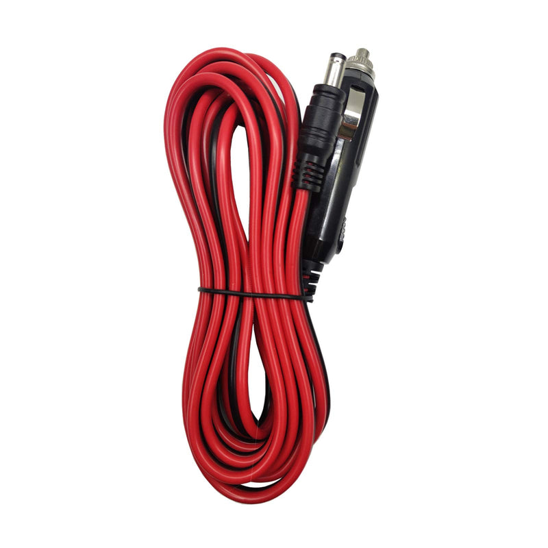 AEISVIK DC Car Charger Cable - 12-24V DC Car Charger Auto Power Supply Cord Cigarette Lighter Male Plug to DC 5.5mm x 2.1mm Connector Extension Cord for Portable DVD Player, Car, Camera (10FT) 10FT