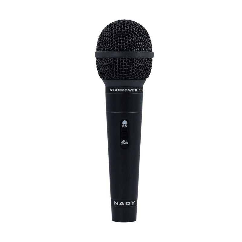 [AUSTRALIA] - Nady SP-4C Dynamic Neodymium Microphone - Professional vocal microphone for performance, stage, karaoke, public speaking, recording - includes 15' XLR-to-1/4" cable 
