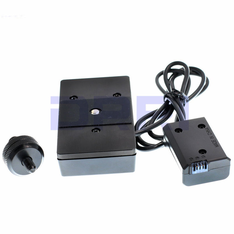 [AUSTRALIA] - DRRI Battery Adapter Mount Plate F970 to FW50 for Sony A7R A6300 A5100 DSLR Cameras (Straight Cable) Straight cable 