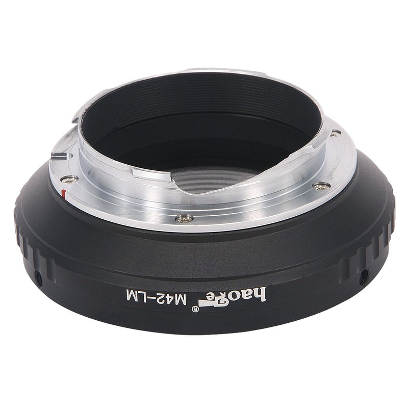 Haoge Lens Mount Adapter for M42 42mm Screw Mount Lens to Leica M LM Mount Camera Such as M240, M240P, M262, M3, M2, M1, M4, M5, M6, MP, M7, M8, M9, M9-P, M Monochrom, M-E, M, M-P, M10, M-A