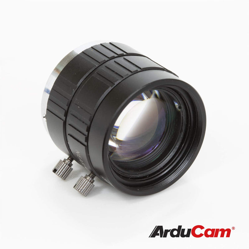 Arducam C-Mount Lens for Raspberry Pi HQ Camera, 35mm Focal Length with Manual Focus and Adjustable Aperture 35mm C-Mount Lens