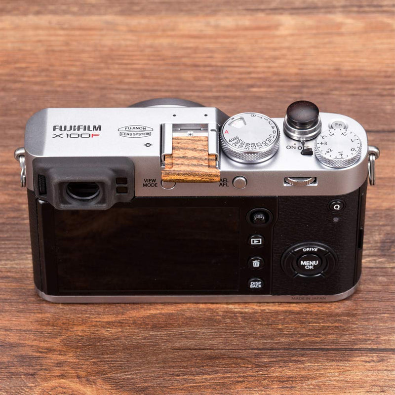 VKO Wood Camera Hot Shoe Cover Compatible with Olympus OM-D E-M1,E-M5,E-M10,E-M1 Mark II,E-M5 Mark II,E-M10 Mark II,E-M10 Mark III Pen-F Cameras Hot Shoe Protector Cap 1 PCS Golden Golden Black