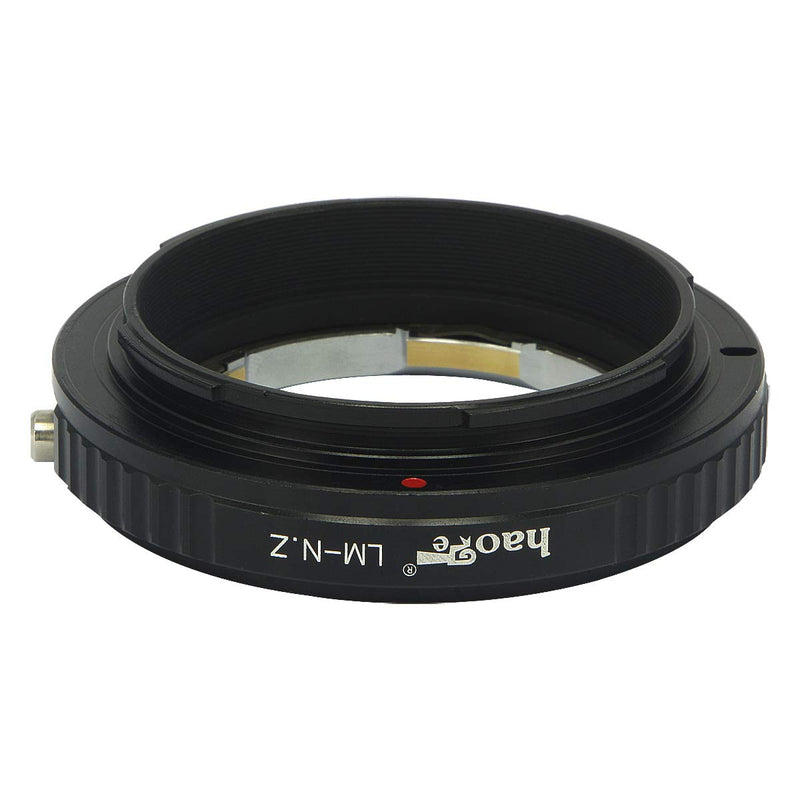 Haoge Manual Lens Mount Adapter for Leica M LM, Zeiss ZM, Voigtlander VM Lens to Nikon Z Mount Camera Such as Z6 Z7