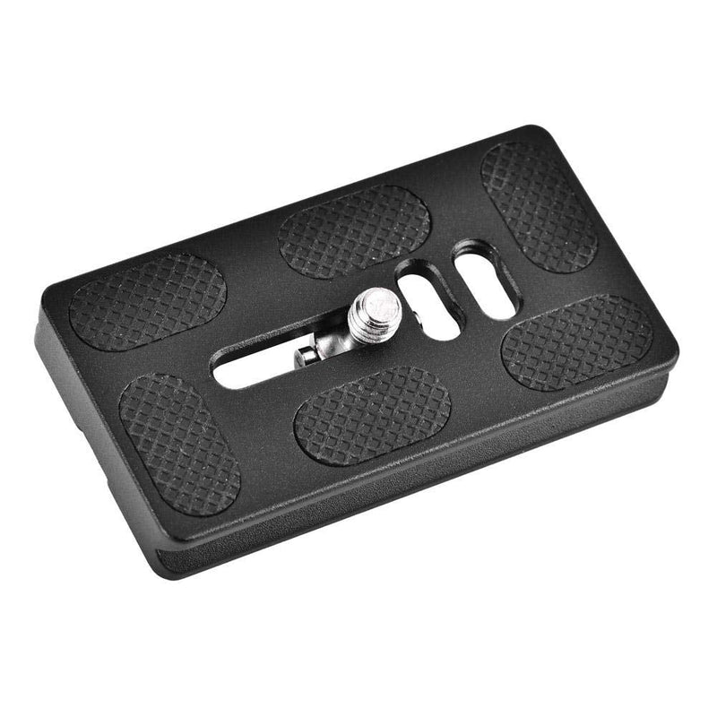 V BESTLIFE Aluminum Alloy Quick Release Plate with 1/4inch Screw Mount for Arca Benro Monopod Tripod Ball Head SLR Camera, Black(PU70)