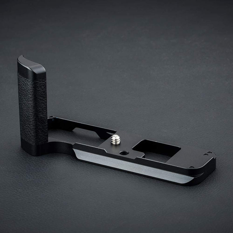 JJC Dedicated Metal Hand Grip L Bracket Anti-Slid Holder for Fujifilm Fuji X100V X100F Camera, Arca Swiss Type Quick Release Tripod Plate Design w/Battery Compartment Opening For Fujifilm X100V X100F