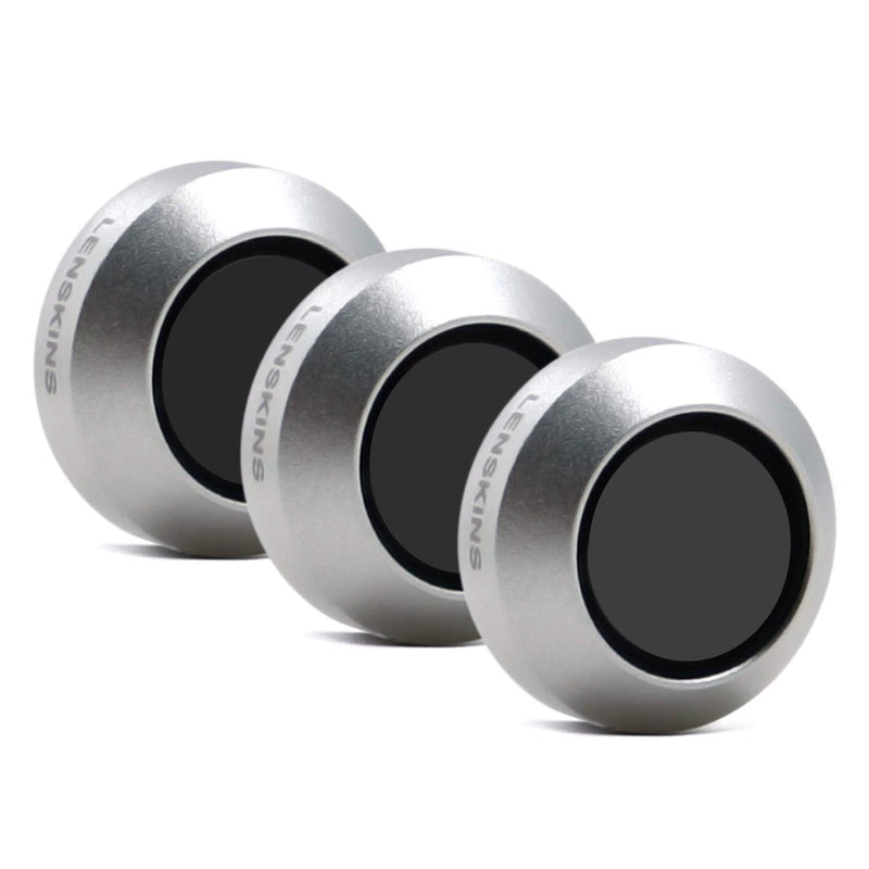 [AUSTRALIA] - LENSKINS MRC ND Filter 3-Pack (ND8/ND16/ND32) Snug Fit for DJI Mavic Pro/Platinum Drone Quadcopter, AGC Optical Glass, Multi Coated, DJI Lens Kit Neutral Density Filter Set 