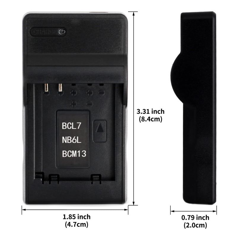 NB-6L USB Charger for Canon PowerShot SX530 HS, SX610 HS, SX710 HS, SD1200 is, SD1300 is, S120 IXY 10S IXY 30S Camera and More