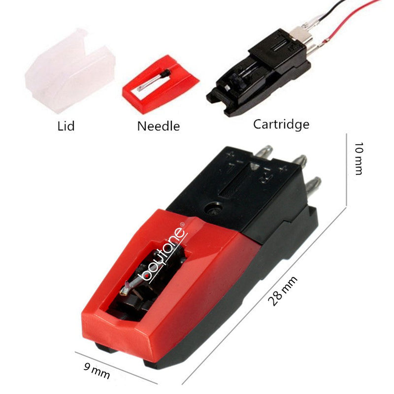 [AUSTRALIA] - Boytone Stylus - Cartridge with Ceramic Needle for Most Turntable Record Players. 