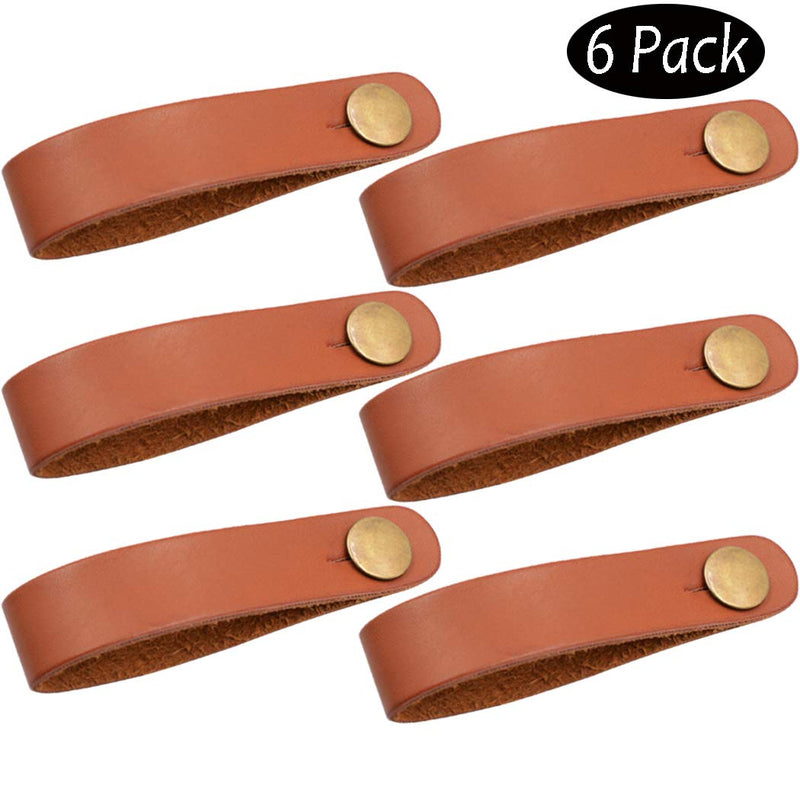 Guitar Headstock Adapter Straps Tie 6pcs Brown Guitar Neck Strap Leather Headstock Strap Lock