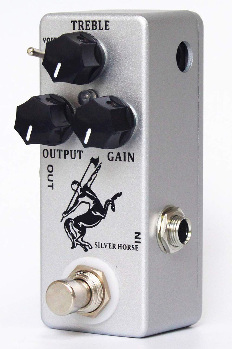 [AUSTRALIA] - Mosky Silver Horse Mini Effect Pedal Overdrive Pedal for Electric Guitar 