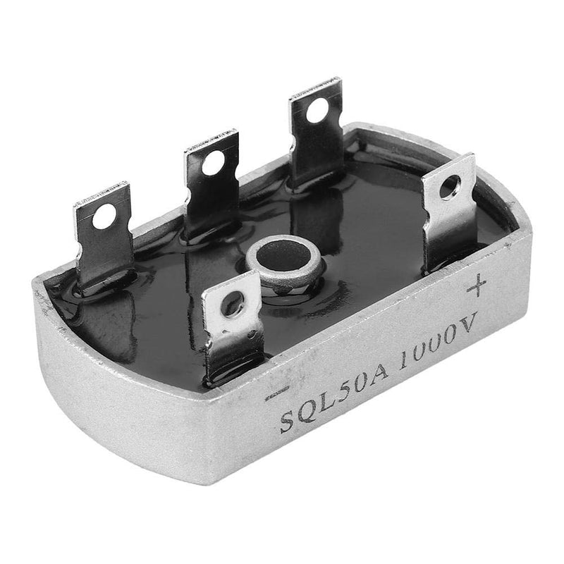 4Pcs SQL50A 1000V Rectifier Bridge Three-Phase Bridge Low Frequency Rectifier Bridge Pack