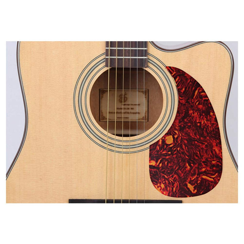 Fashion Road 4Pcs Acoustic Guitar Pickguard, Anti-Scratch Guard Plate Pick Guards, Droplets Bird Pattern Self Adhesive Guard Plate