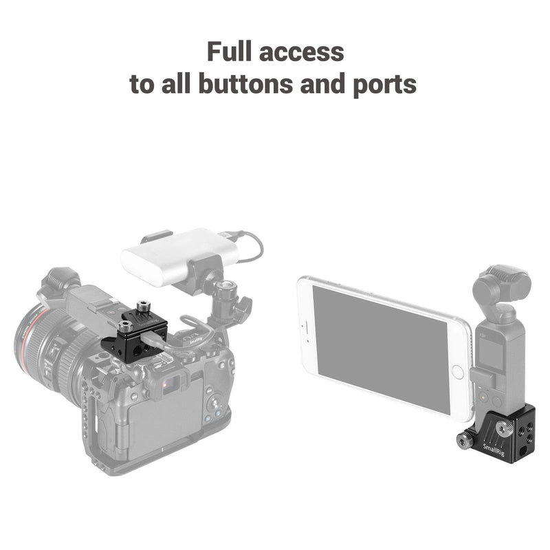 SMALLRIG Cage Base Mount for DJI Osmo Pocket Gimbal Stabilizer with Mounting Threads – CSD2321