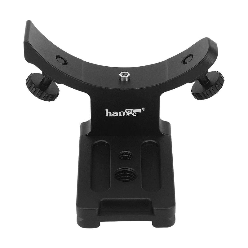 [AUSTRALIA] - Haoge LMR-XF140 Lens Collar Replacement Foot Tripod Mount Ring for Fujifilm Fuji Fujinon XF 100-400mm F4.5-5.6 R LM OIS WR XF100-400mmF4.5-5.6 Lens Built-in Arca Swiss Type Quick Release Plate 