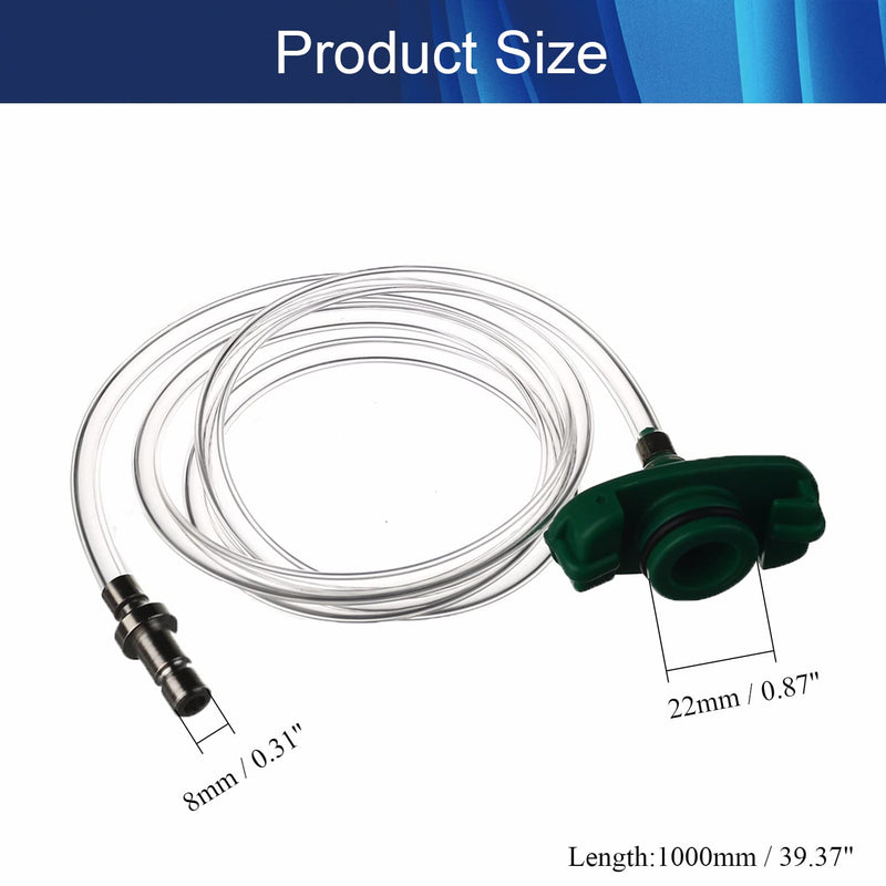 Hegebeck Air Tube air syringe dispenser 30cc Glue Adhesive Dispenser Syringes Connector Adapter for Industrial 2 Pcs
