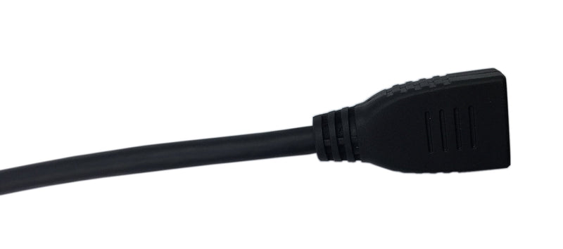 [AUSTRALIA] - Cerrxian 0.6m High Speed HDMI 2.0 HDMI Up Angle Male to HDMI Female Short Cable Ultra HD 4k x 2k HDMI Cable Supports Ethernet, 3D, 4K and Audio for TVs, Laptops(Black)(um-sf) 0.6m up male-straight female 