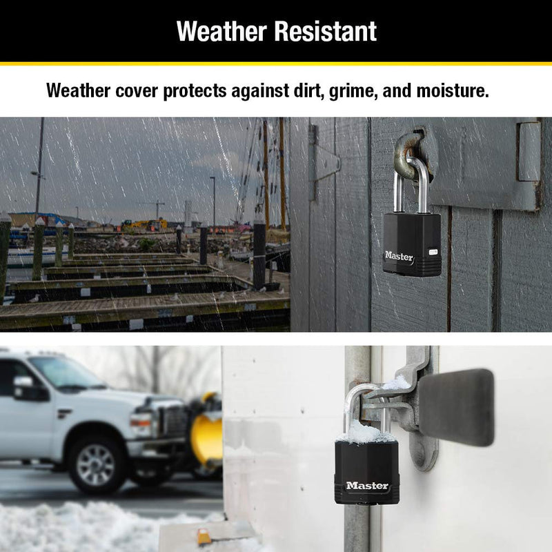Master Lock M115XDLF Magnum Heavy Duty Outdoor Padlock with Key, 1 Pack