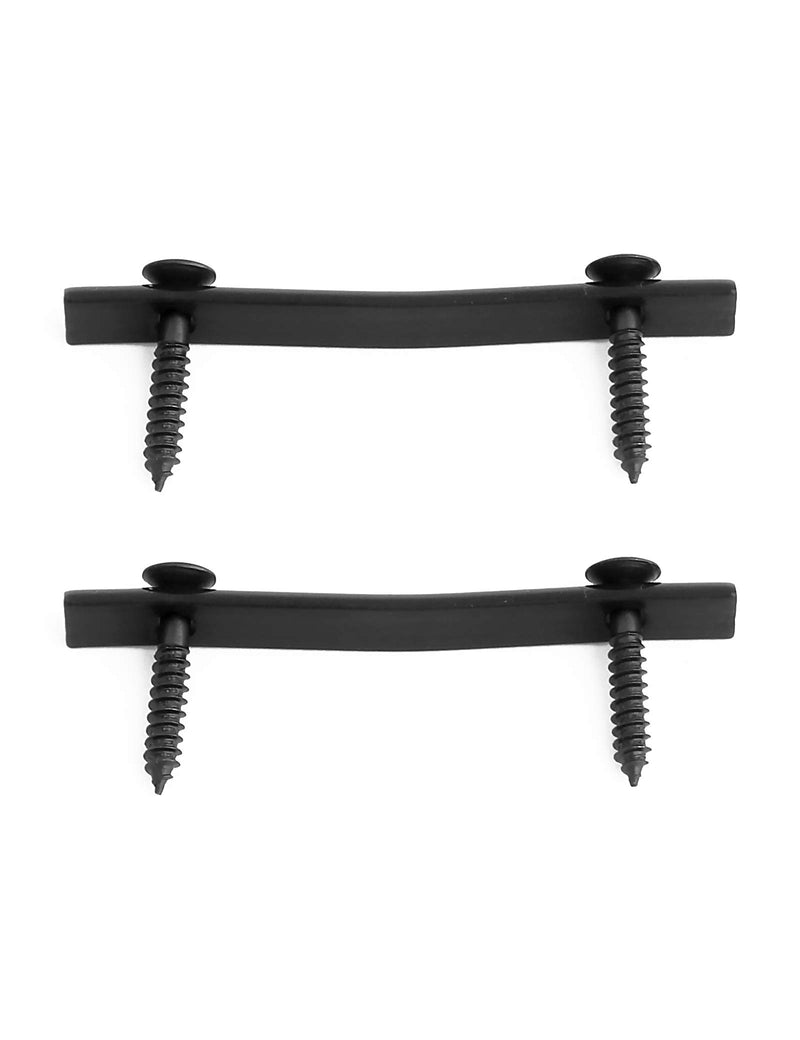 Holmer Guitar String Retainer Bar String Tension Bars Headstock String Trees 44.8mm for Floyd Rose Tremolo Style Electric Guitar Parts Black.