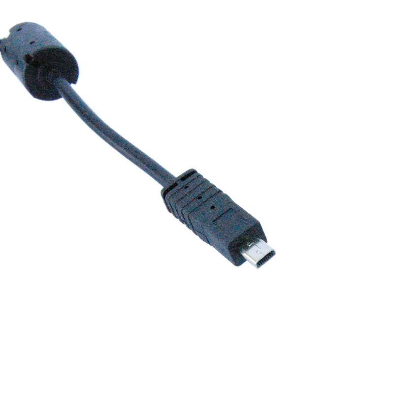 HQRP USB Data Transfer Cable Compatible with Sony Cyber-Shot DSC-W630 DSC-W650 DSC-W670 DSC-W690 DSC-W710 DSC-W730 DSC-S650 DSC-S700 DSC-S730 DSC-S750 DSC-S780 DSC-S800 Digital Camera Cord