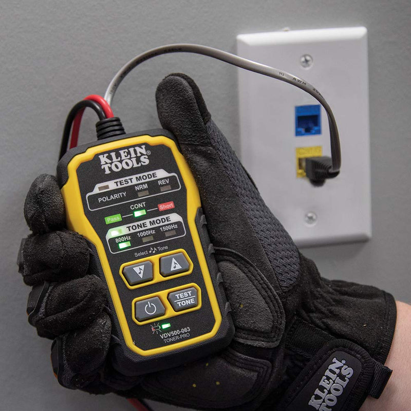 Klein Tools VDV500-820 Cable Tracer with Probe Tone Pro Kit for Telephone, Internet, Video, Data and Communications Cables