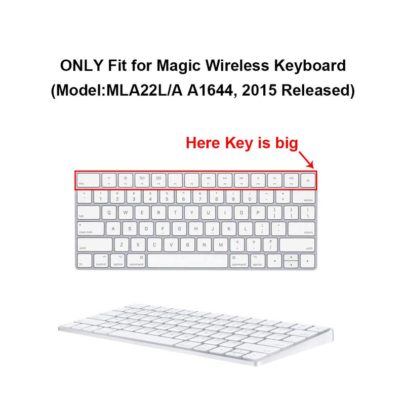HRH FL Studio Fruity Loops Functional Shortcut Hotkey Keyboard Cover Silicone Skin for Magic Wireless Bluetooth Keyboard MLA22LL/A (A1644,2015 Released) with US Layout A-FL STUDIO