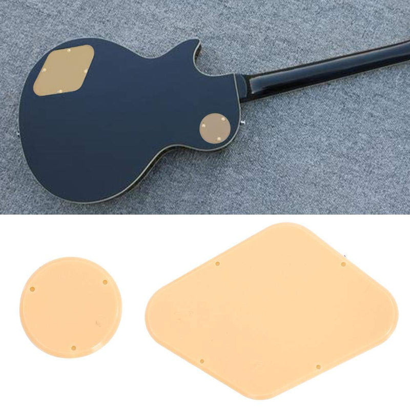 Dilwe Guitar Pickguard Set, Guitar Pickguard Jack Scratch Back Plate & Control Cavity Cover & Switch Cavity Cover & Pickguard Bracket & Switch Ring for LP Jazz Guitar Parts