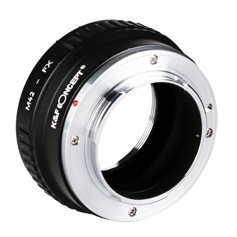 K&F Concept Lens Adapter M42 to Fuji X Compatible with M42 Mount Lens to Fujifilm Fuji X-Series X FX Mount Mirrorless Camera Body