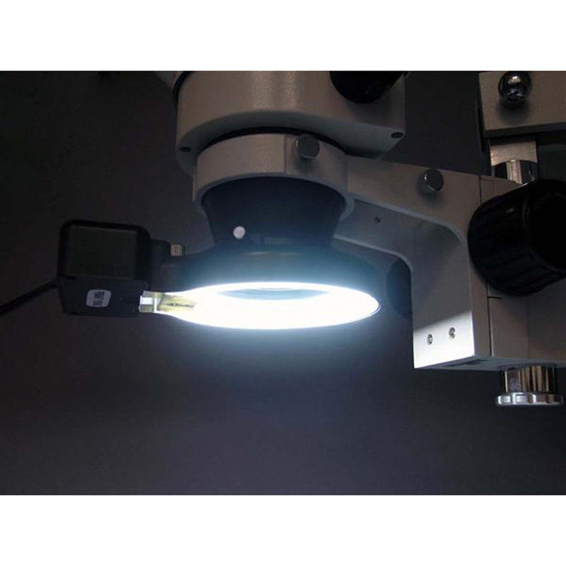 AmScope FRL12-A 12W Microscope Fluorescent Ring Light + Adapter