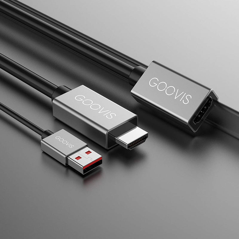 HDMI 2M Cable/HDMI Extension Cable for GOOVIS G2 Cinema, GOOVIS Pro and GOOVIS G2 VR Headset. High-Speed, Support 3D 4K, Audio sync HDMI Adapter (2 M) 2 M