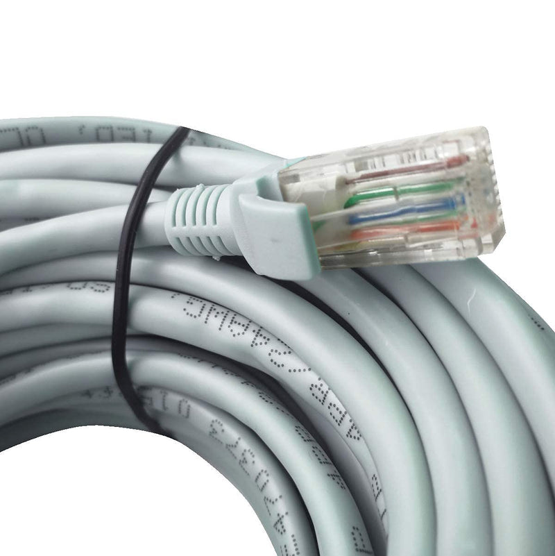 InstallerCCTV 50FT CAT5e Ethernet Patch Cable, RJ45 Computer Network Cord, Category 5e Patch Cord LAN Cable UTP 24 AWG 100% Copper Wire