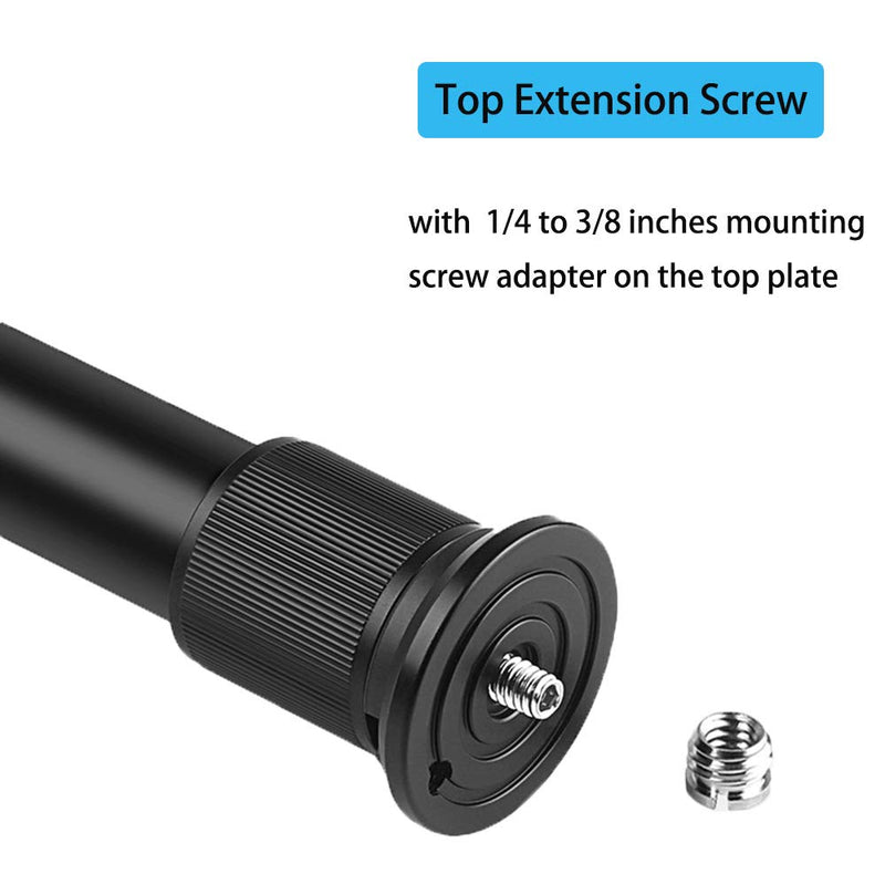 [AUSTRALIA] - Tripod Center Column Extension Extender Telescopic 2 Section Pole Rod for Photo Studio Monopod Camera DSLR 